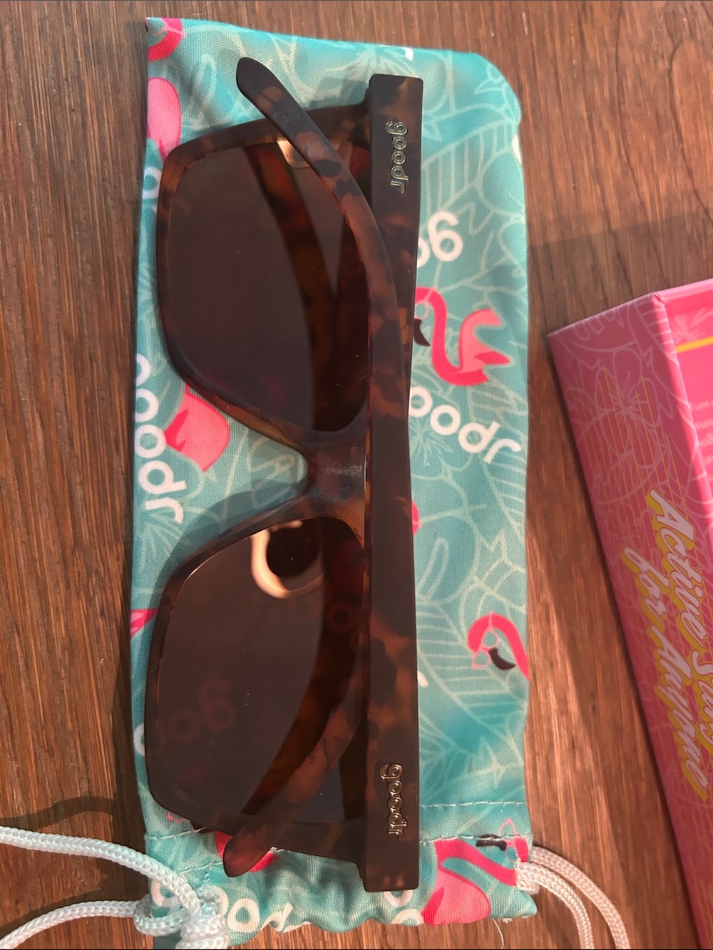 goodr Tortoiseshell Pop G Sunglasses - Brown Lenses - Picture 8 of 12